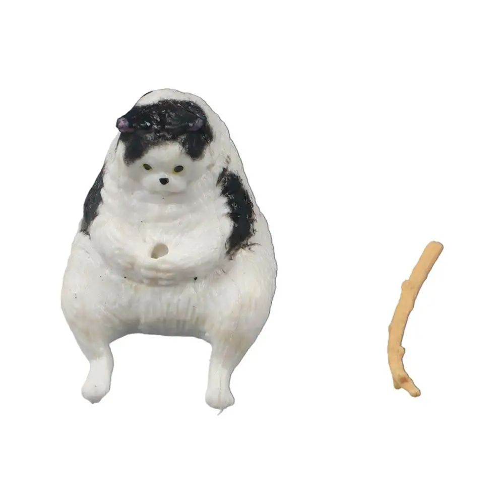 Aquarium Tanks Decor Bonsai Plant Pot Kitten Fishing Ornament Cat Statue Fish Tank Ornaments Miniature Figurines