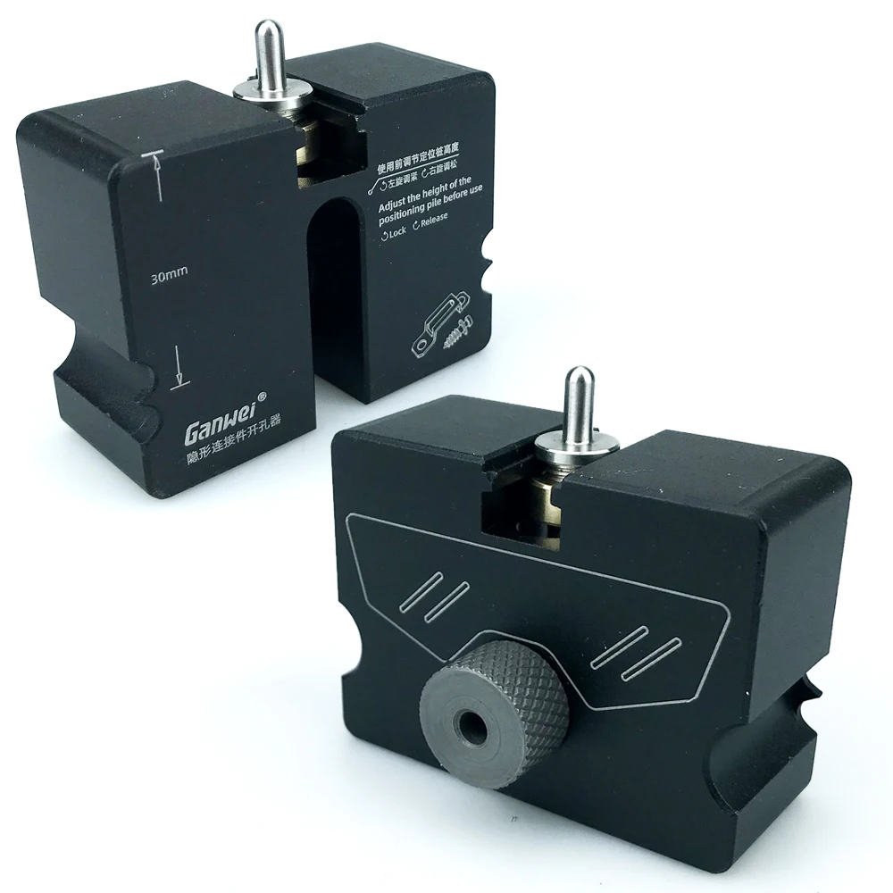 Nuevo conector Invisible para carpintería, localizador de agujeros para muebles, instalación de armario de conexión rápida