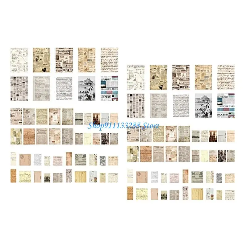 G88D Flower Plouse Paper Paper Scrapbooking Paper for Journal Photo Album