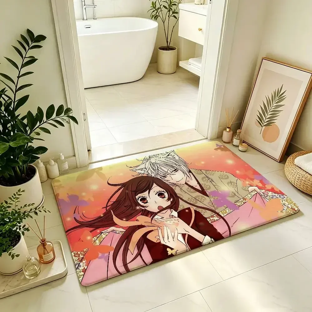 Anime K-kamisama Kiss Cute Carpet Bathroom Anti-slip Mat Door Mat Home Decoration Mat Entrance Door Mat Scratch-resistant Door