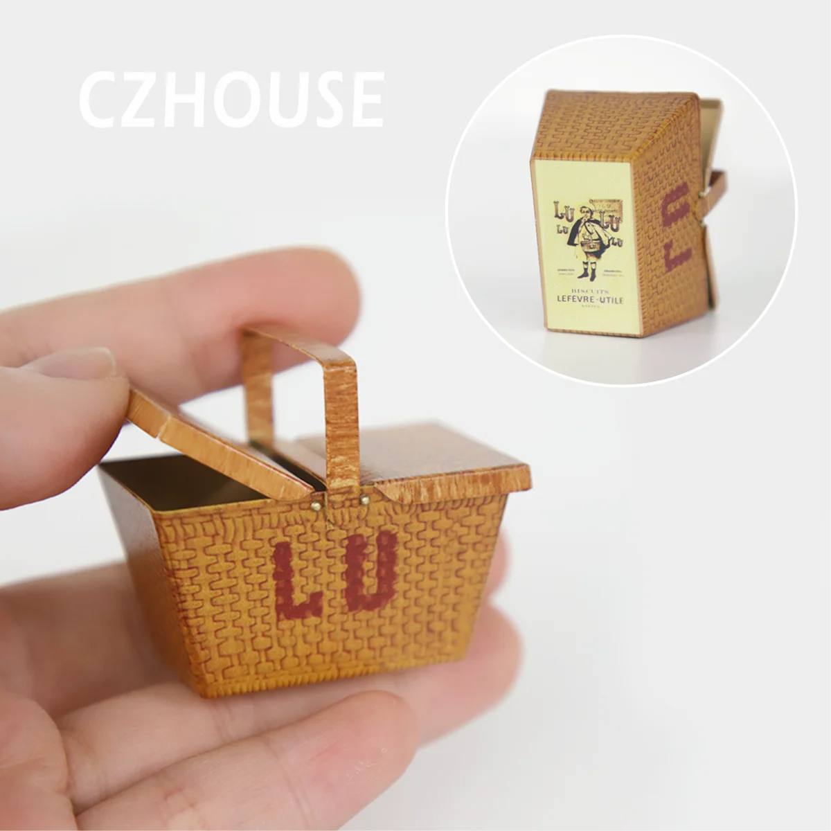 

1:6 Doll House Mini Model Furniture Accessories Metal Food Storage Basket Bjd Blyth Soldier Lol kitchen Scene Shooting Props Toy