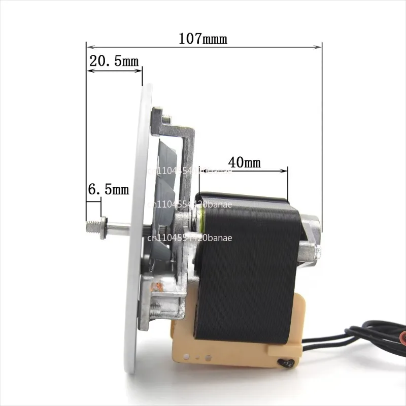Steam oven insulation fan hot blast stove hot air circulation disinfection cabinet high temperature 58W cover pole motor