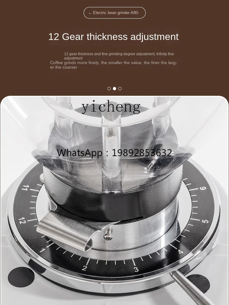 YFY Coffee Grinder Coffee Machine Grinding Italian Commercial Professional Electronic Control Quantitative Pulverizer