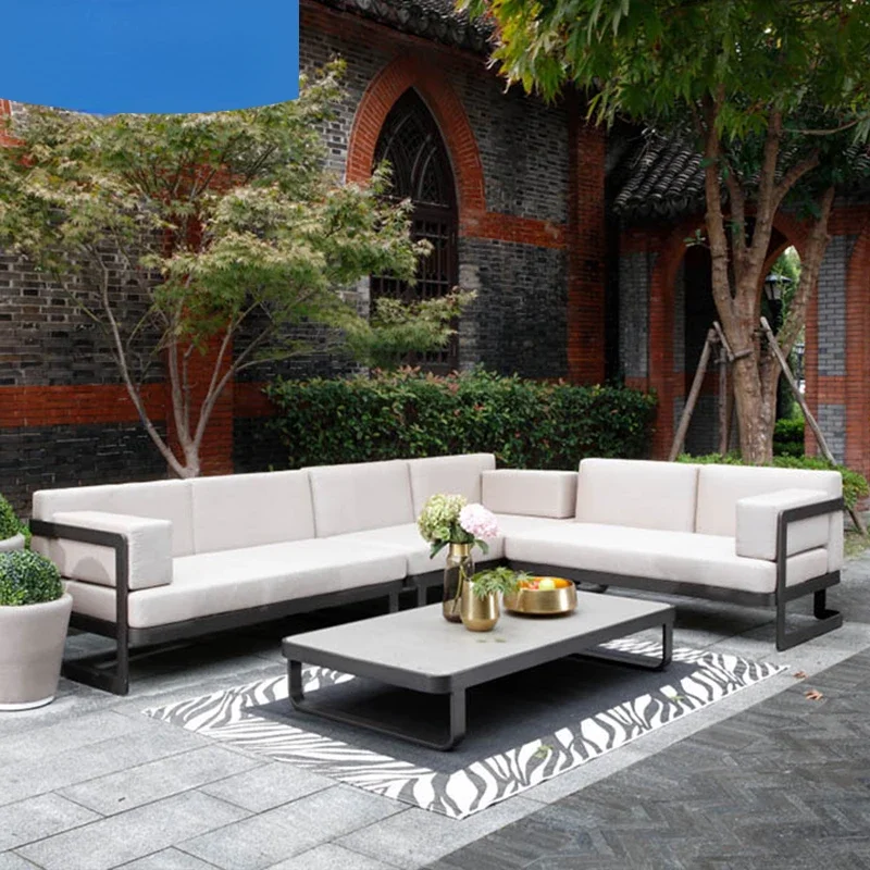 Aluminum alloy outdoor courtyard outdoor garden outdoor leisure sunshine room balcony waterproof and sunscreen