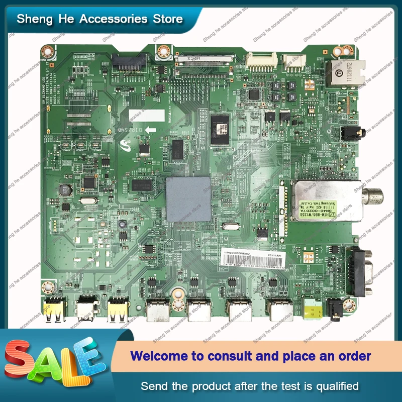 Mainboard Card For Samsung TV UA46D5000PR BN41-01747A Screen LTJ460HN01-H LTJ460HN01-V