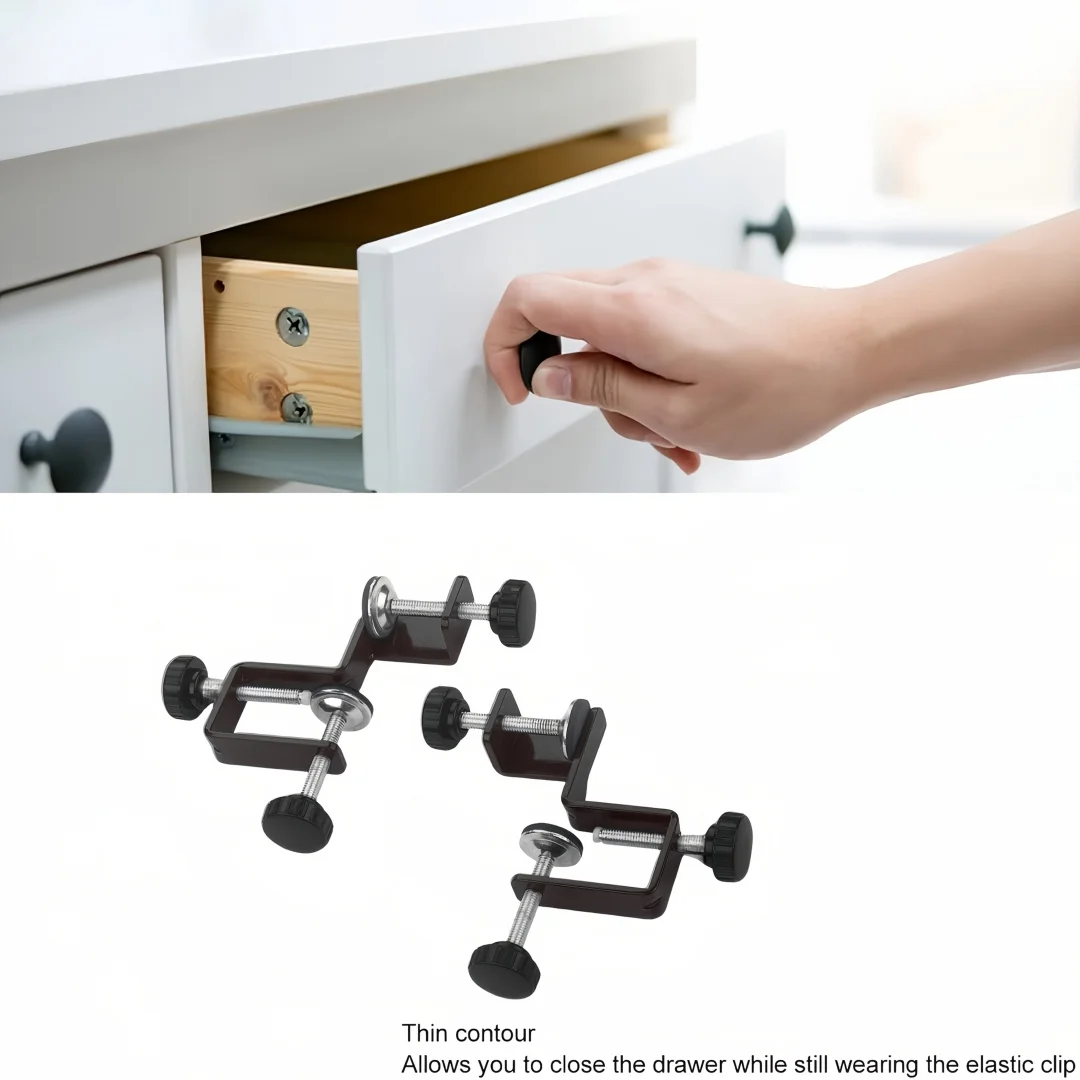 Woodworking Cabinet Drawer Front Installation Clamps Furniture Drawer Fixing Clips Assembly Positioning Mounting Tools