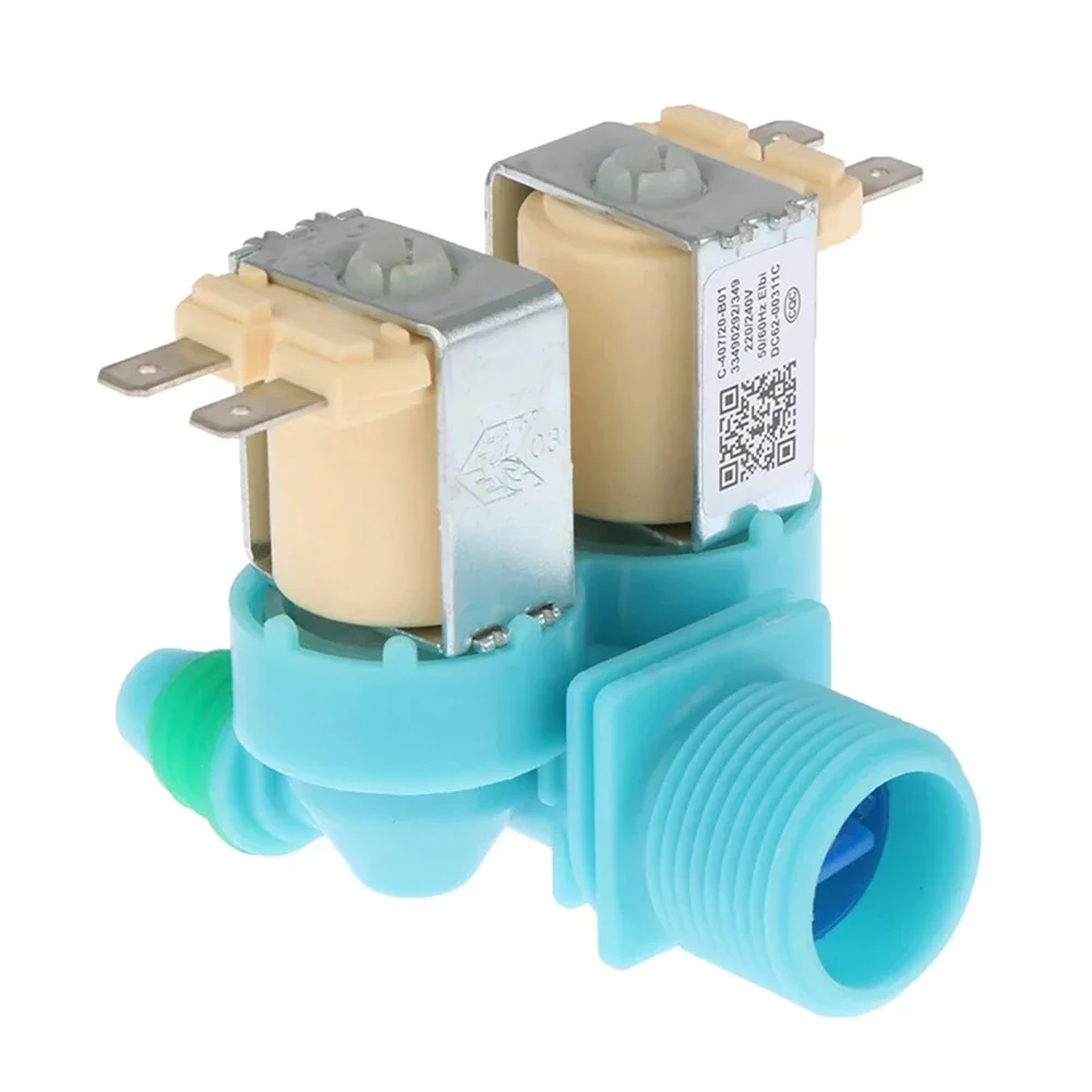 Washing Machine Water Inlet Solenoid Valve Dual-Head Design For Samsung Washing Machine Parts DC62-00311C 220/240V 50/60Hz