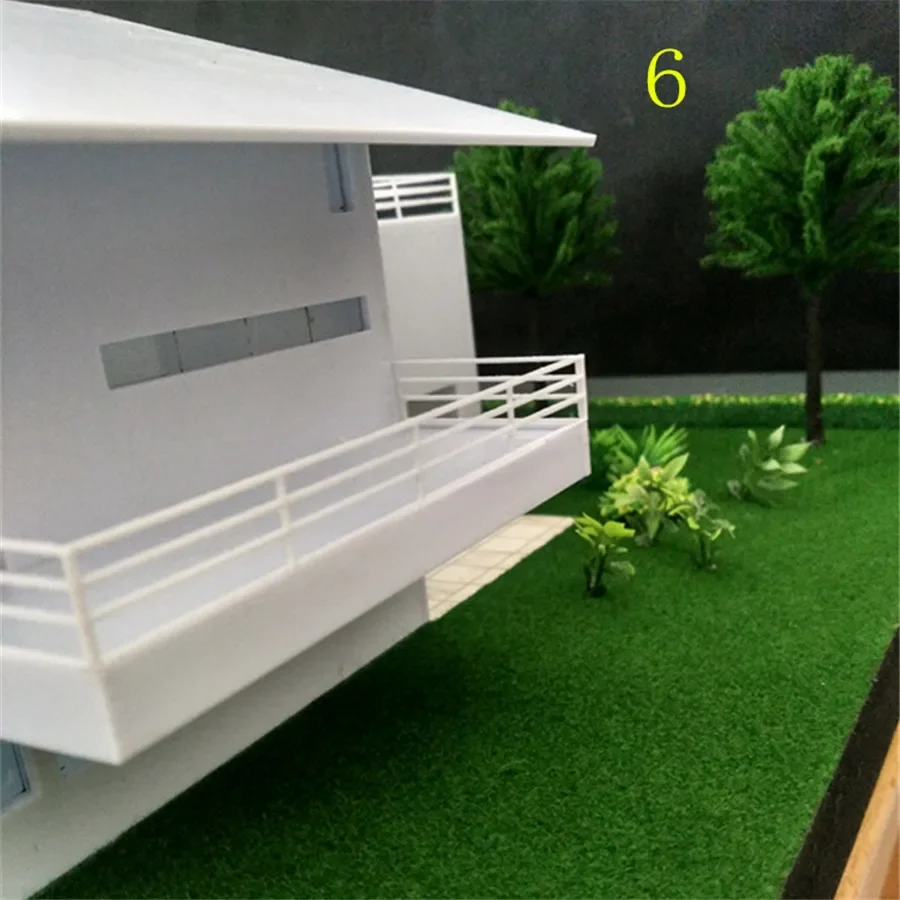 5pc/lot Ho N Z Scale Model Fence Building For Scenery Sand Railway Railroad Railing Train Layout