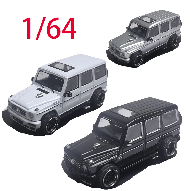

LMF литой под давлением масштаб 1/64 Benz модель автомобиля из сплава Benz AMG G63 игровые транспортные средства игрушки для мальчиков оригинальное украшение коробки