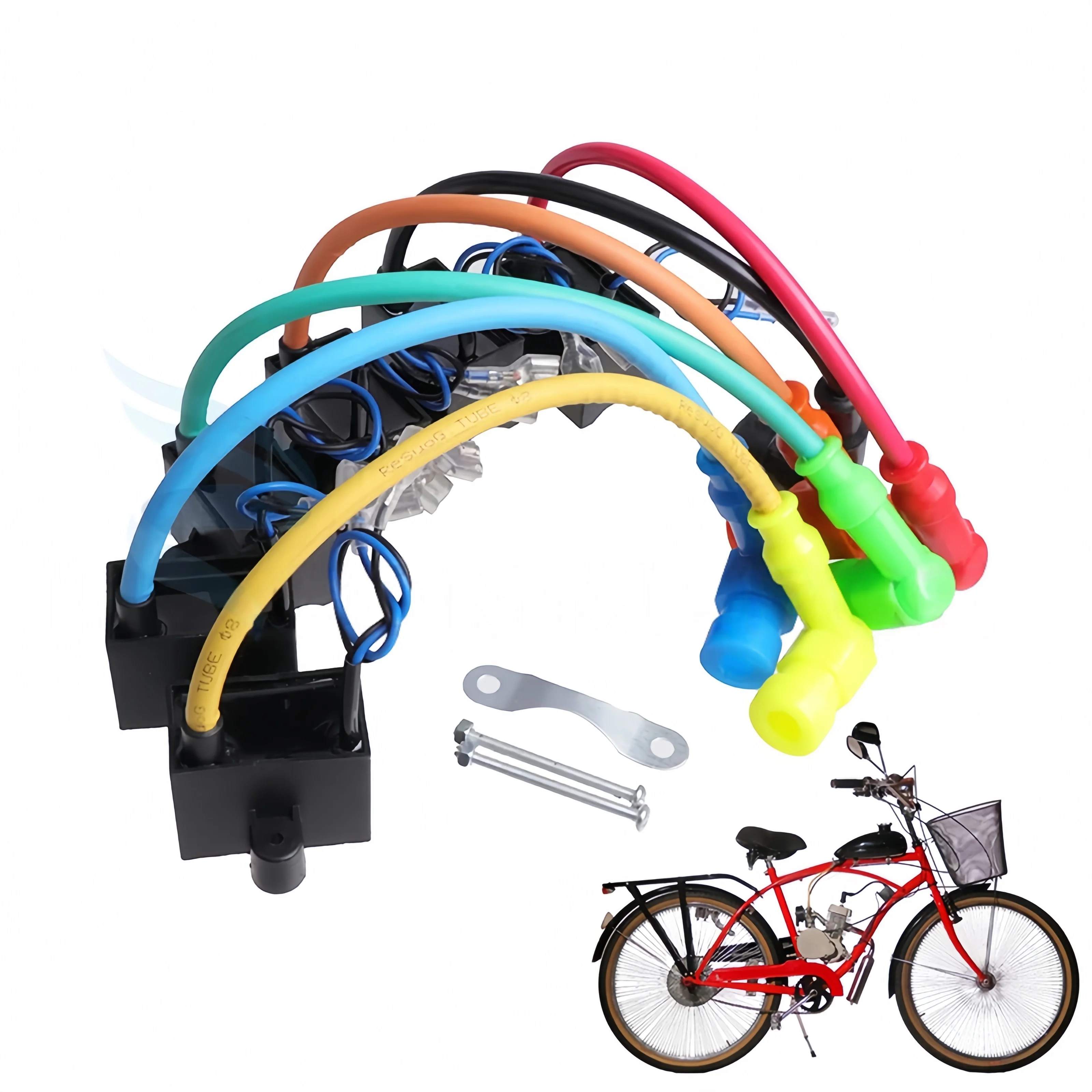 

Motorcycle Ignition Coil CDI Magnetic Ignition Coil for 49cc 50cc 60cc 80cc 2-Stroke Engine Motorized Motorcycle Accessories