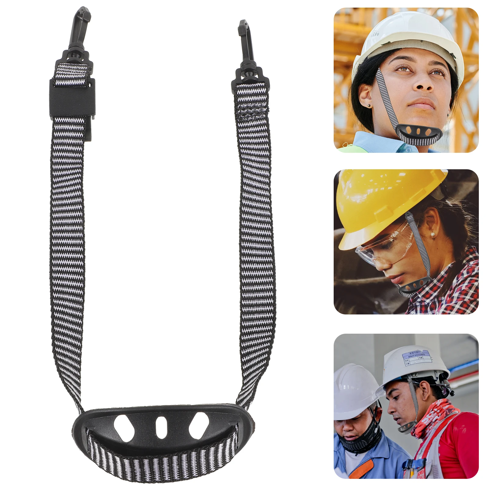 

Chin Strap Hard Hat Replacement Durable Adjustable Chin Belt Construction Strap Hard Hat Accessory