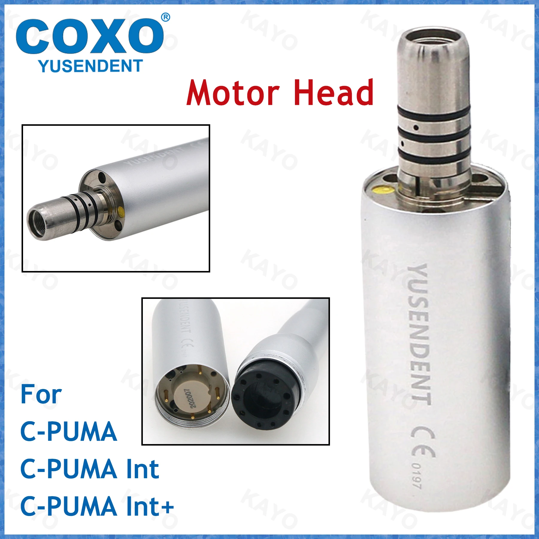 COXO Dental LED Electric Micro Motor Electric Connector Cable Tube Spare Motor Head Bulb For C-PUMA Int Dental Accessories