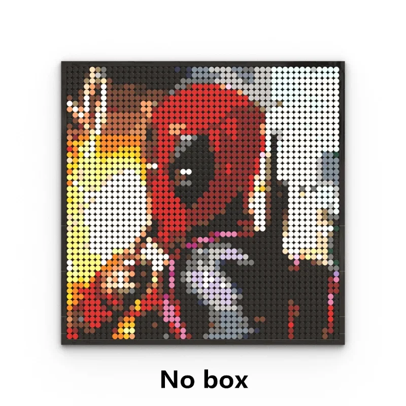 Movie Kimiko LadyDeadpool Cowboy Figures Super Hero Star Blocks Brick Pixel Art Decoration DIY Toy Kid Christmas Birthday Gift