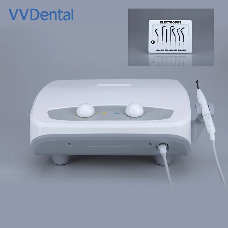 Vvdental electrosurgical jednotka vysoký frekvence elektrický chirurgické jednotka dentisty electrosurgery systém ES-20 s 7 elektrod