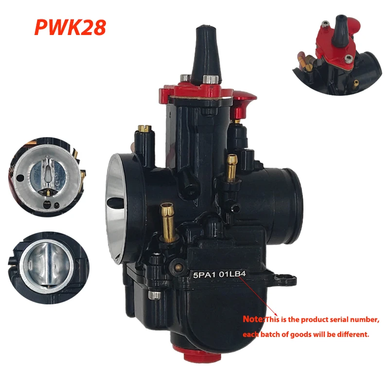 

PWK28 28mm Motorcycle Carburetor for Yamaha YZ85, YZ80, YZ125, TTR125, YFZ350, Blaster 200, TTR230/TT-R230 Fit 2T/4T Engines