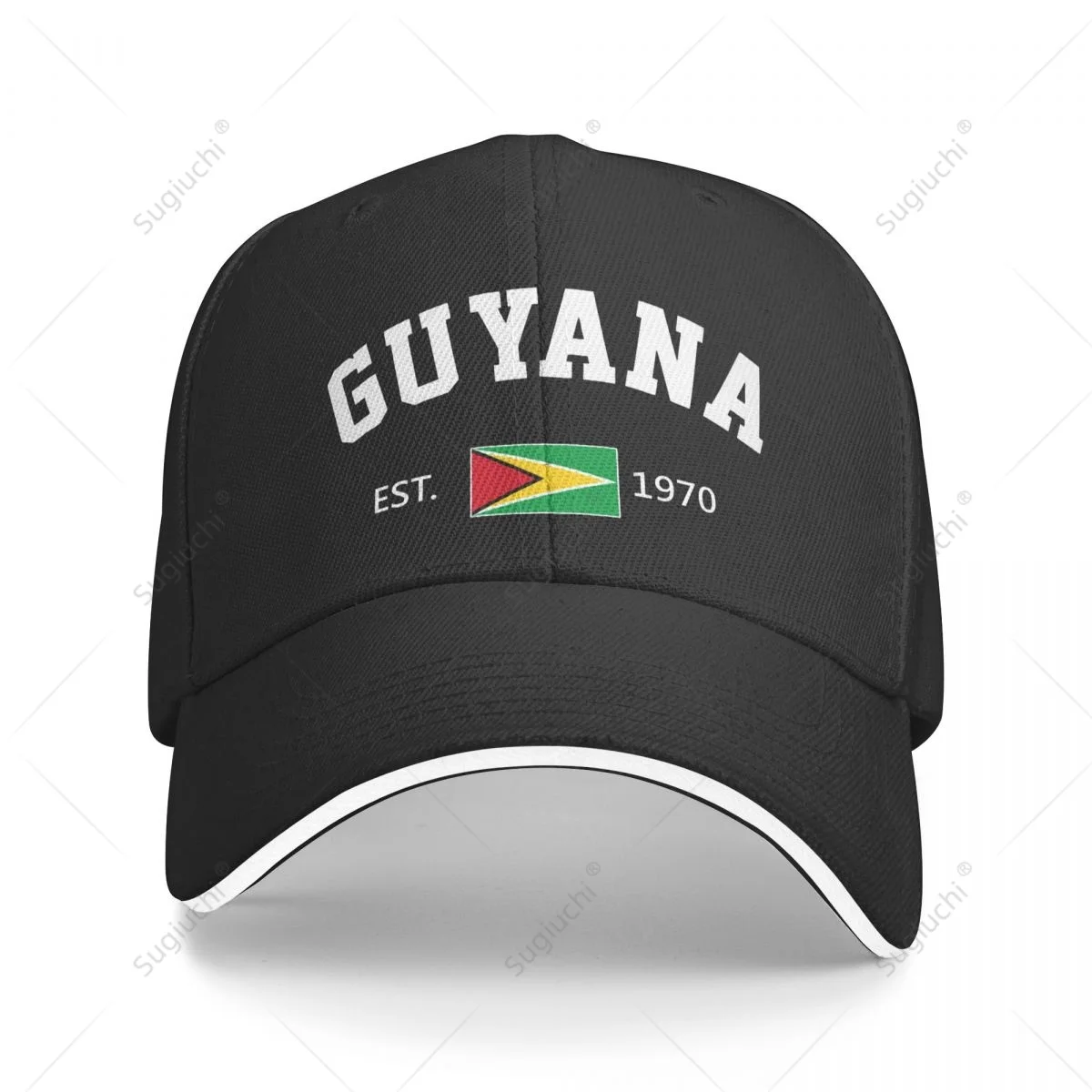 Baseball Cap Guyana EST.1970 Independence Day Men Women Unisex Hip Hop Sandwich Caps Snapback Golf Hat Fishing
