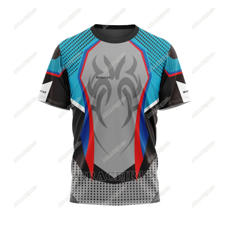 Summer For BMW Motorrad Street Racing T-Shirt Superbike Motorcycle Sport Travel Men's Quick Dry Breathable Do Not Fade Jersey