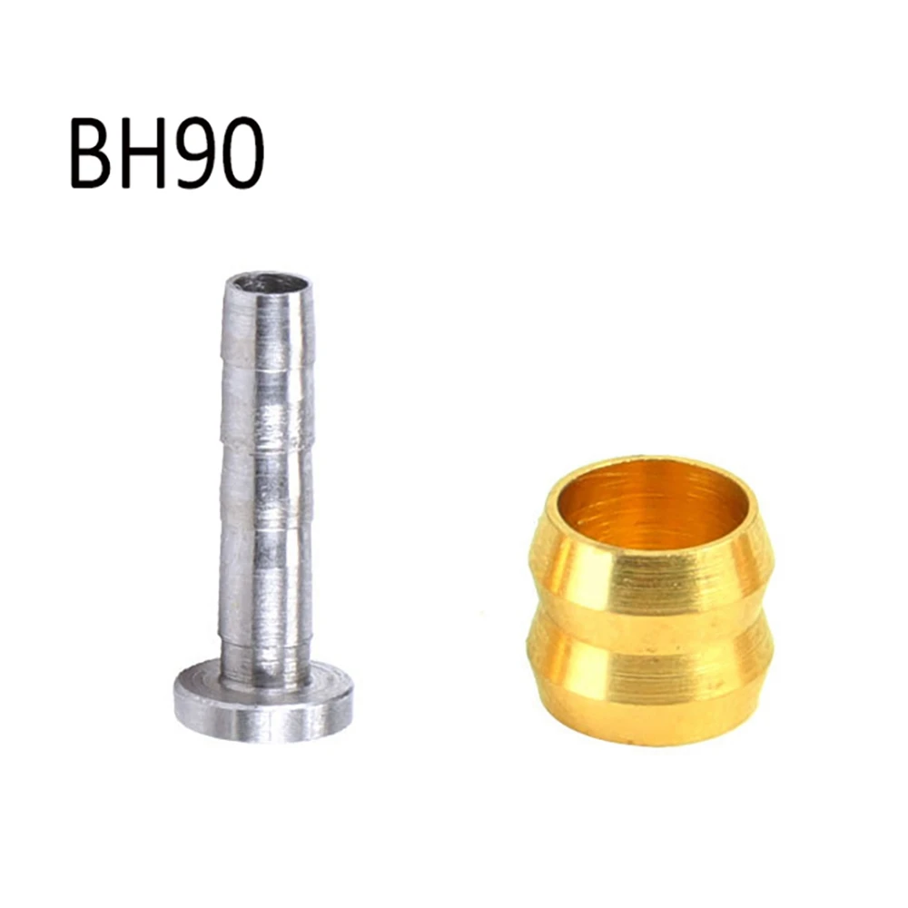 Kit inserto di collegamento in ottone oliva freno bicicletta 20 pezzi per tubo freno a disco idraulico BH90, 1