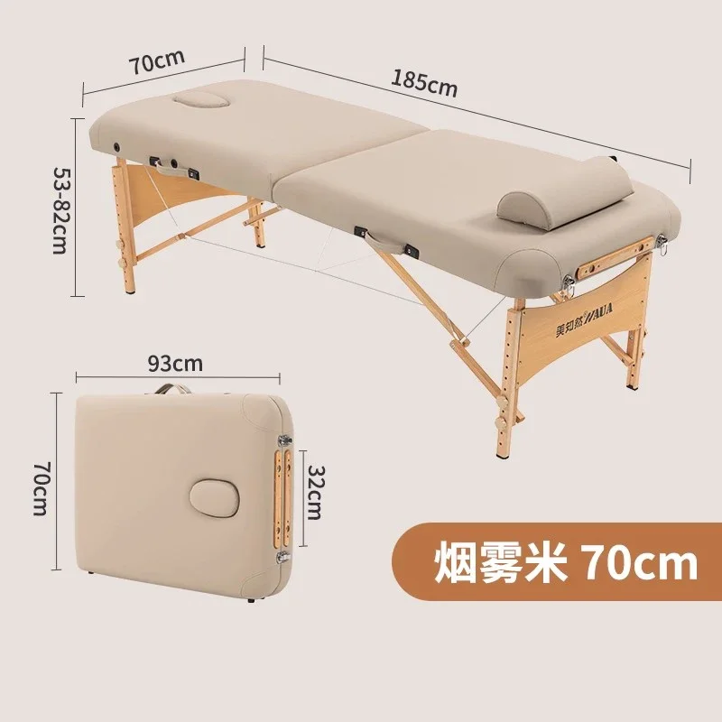 Beauty Handheld Embroidery Design Bed Minimalist Tattoo Massage Bed Massage Table Portable Lettino Per Massaggi Salon Furniture
