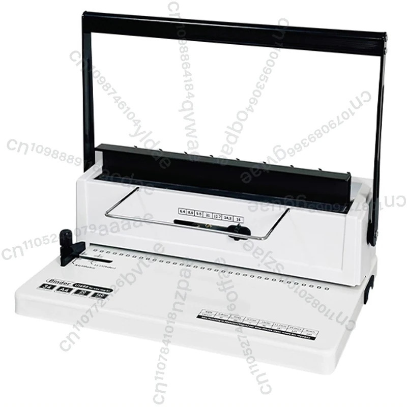 

34-Hole Square Hole YO Double-Wire Iron Ring Binding Machine Wall Calendar Bidding Document Customization Office Use Hole Punch