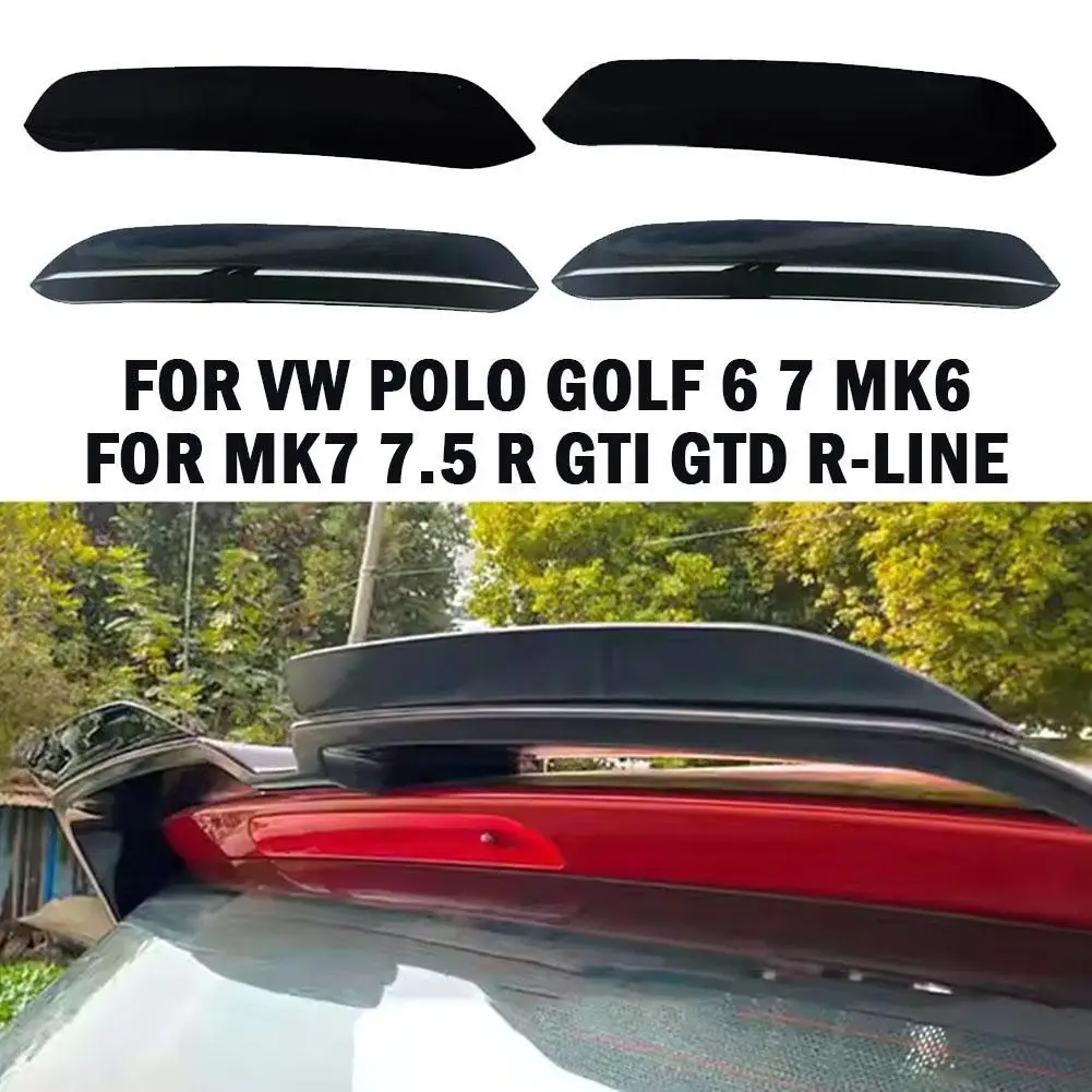 

Аксессуары для VOLKSWAGEN VI VII MK6 MK7 7,5 R GTD R-LINE Oettinger, удлинители спойлера на крышу, закрылки заднего крыла