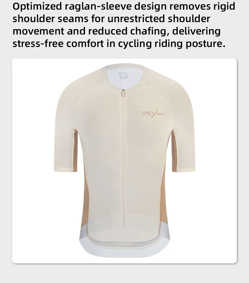 YKYW Anato-Racing Herren 3D Pro Rennradtrikot Atmungsaktiv Schnelltrocknend Kühlend Feuchtigkeitsableitend DuPont-Gewebe Rennrad MTB Shirt – Detail 8