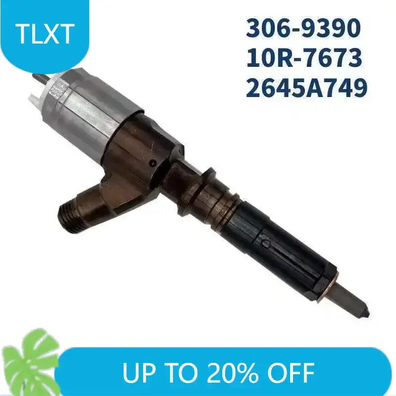 

306-9390 Fuel Injector For Caterpillar CAT 2645A749 C6.6 Engine D6K D6KXL Tractor 10R-7673