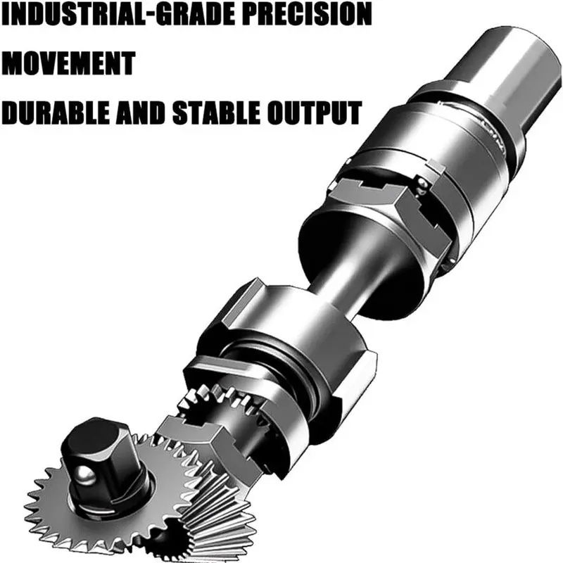 【RECOMMEND】Multi-Function Electric Extension Wrench 1/2-Inch With Impact Function, 4 Conversion Adapters,For Tight Spaces