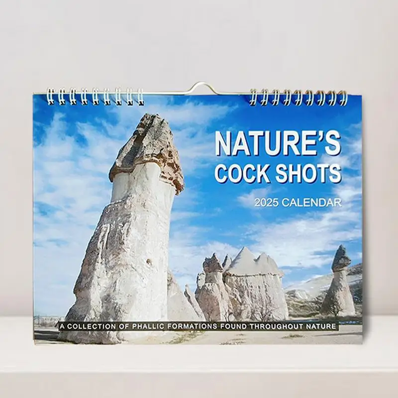 Dicks In Nature Calendar Funny Calendar Joke Calendar Monthly Planning Monthly Planning Binding Wall Calendar 2025 Prank Gift