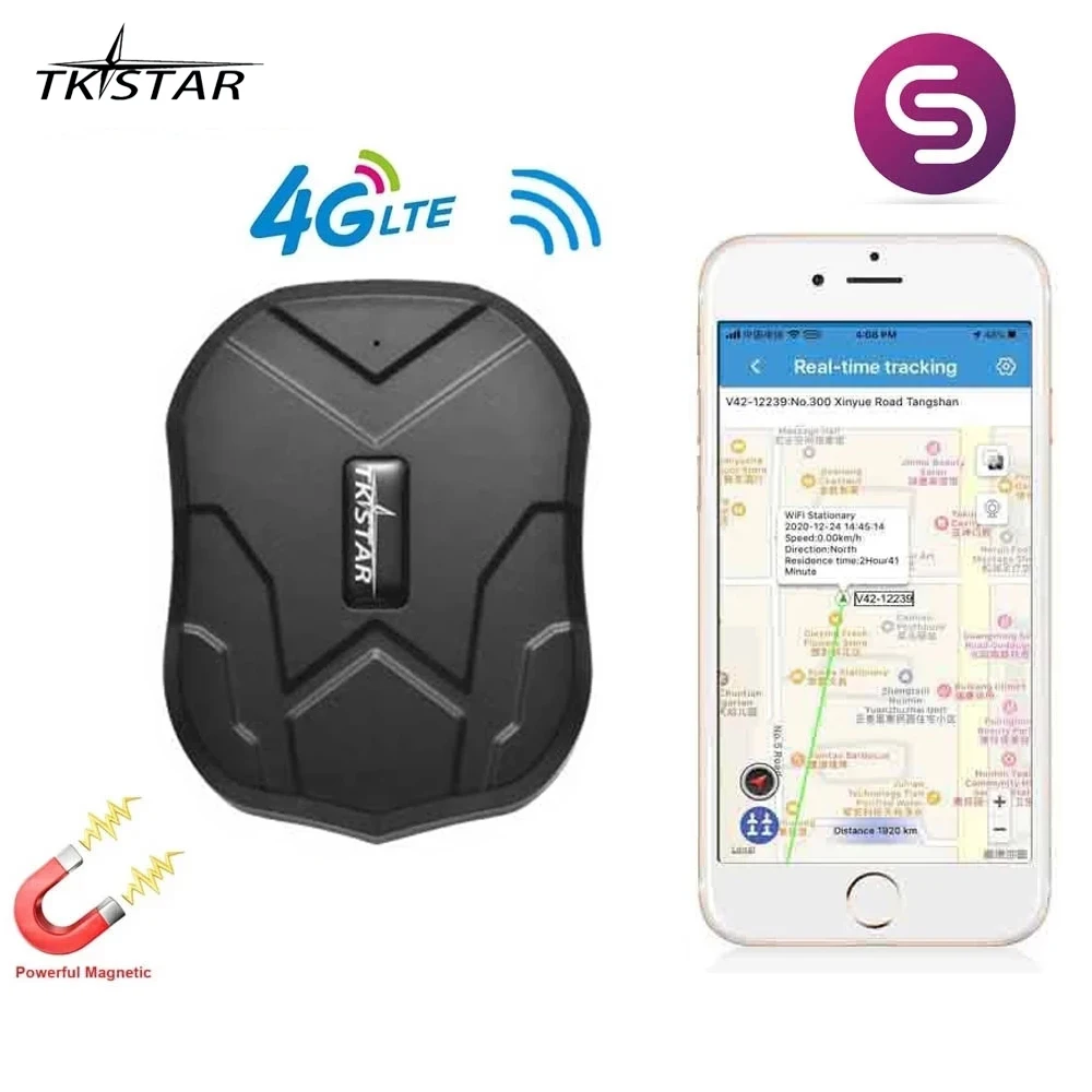 TKSTAR TK905 4G Car GPS Tracker GPS Locator 5000mAh Magnet Waterproof IP65 GPS Monitor Tracker Tamper Alert LIFETIME FREE APP