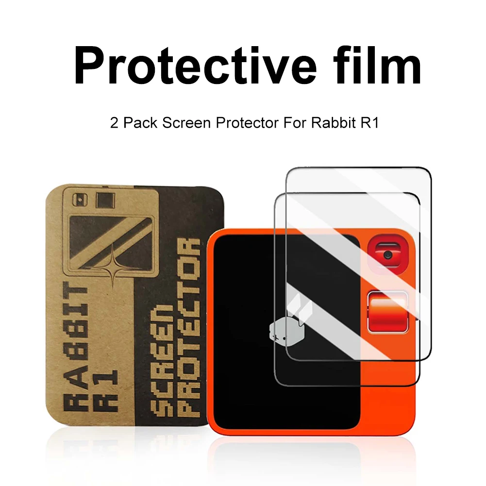 Protector de pantalla para dispositivo Rabbit R1 AI, película protectora 2024, película de vidrio templado PET, cobertura completa, Ultra HD, antihuellas