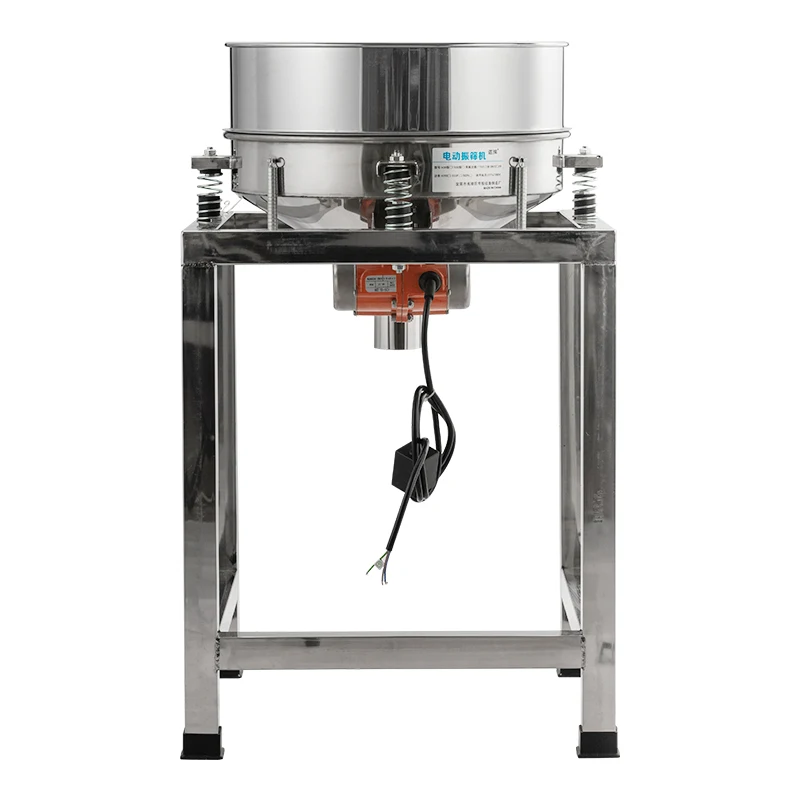 Food Sieve Machine Electric Screen Screening Machine Vibrating Screen Grain Flour Screening Sieving Machine 110/220V