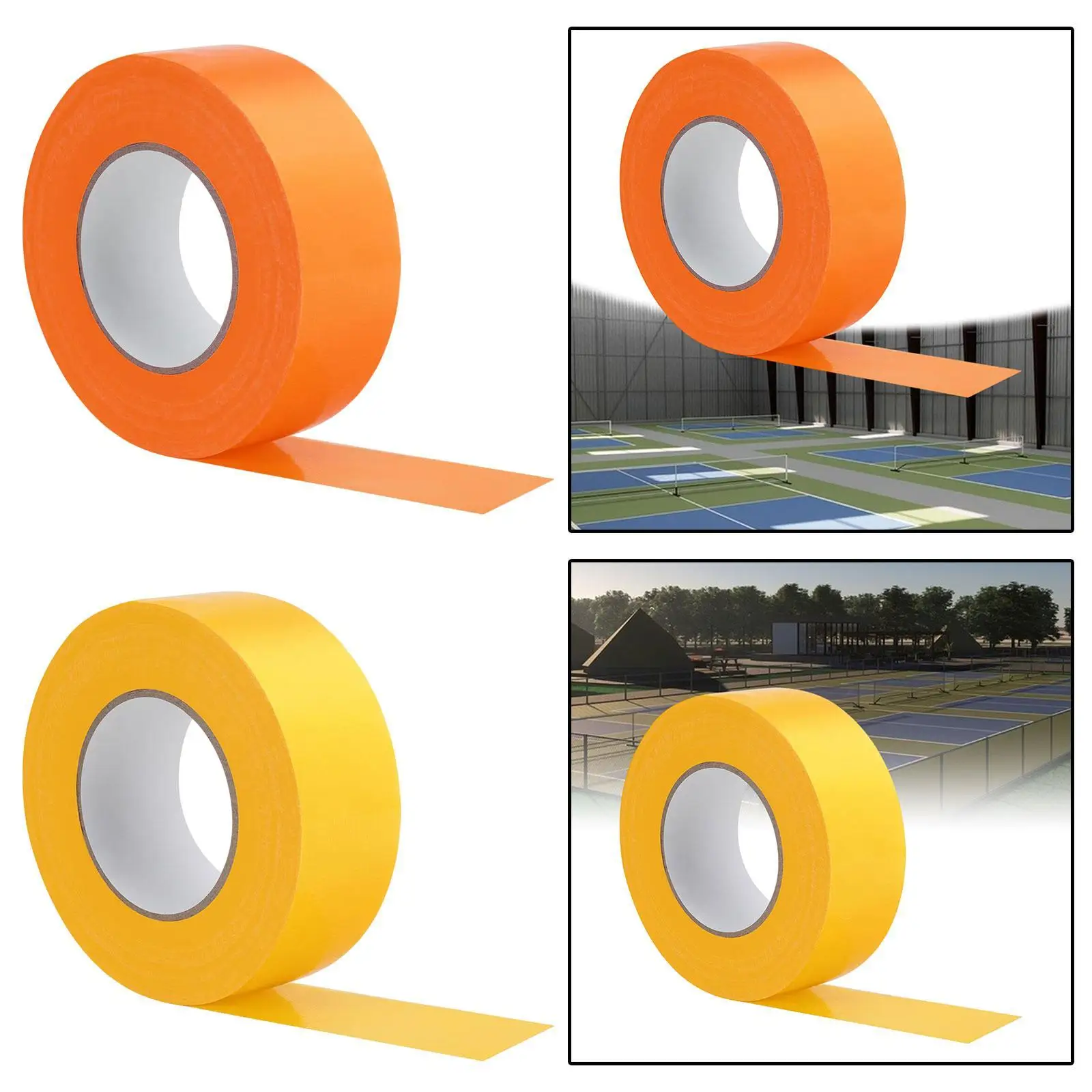 

Pickleball Court Tape Supplies Court Marking Tape for Games Tennis Outdoor