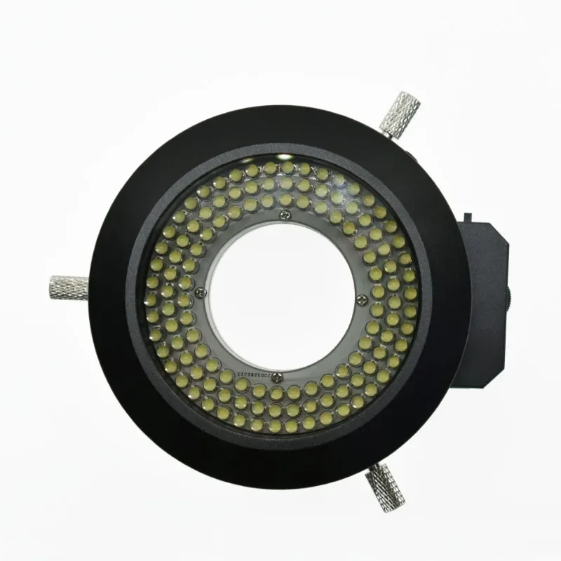 LED circular lamp with polarizer adjustable visual illuminator for polarized light source of industrial microscope camera lens