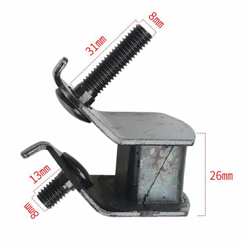 4Pcs Generator Accessories Assembly  Engine Generator Anti Vibration Foot Rack Generator Shock Reduction Mount.*