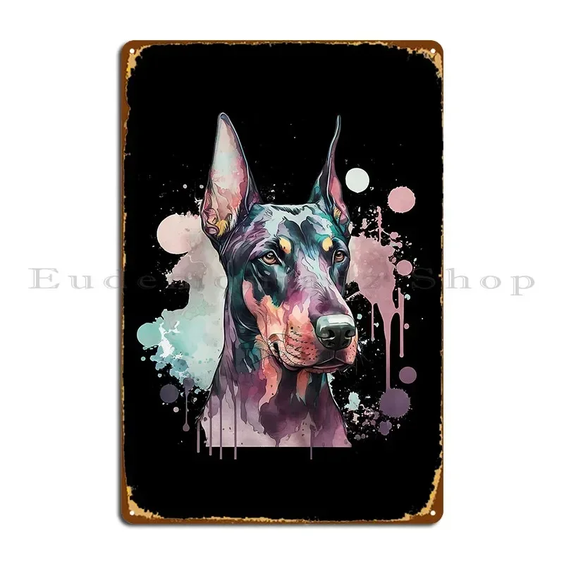 Dogs Are My Favorite People Retrievers Doberman Metal Plaque Plaques Wall Decor Garage Decoration Printing Tin Sign Poster