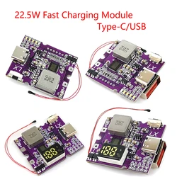 22.5W Power Bank Bidirectional Fast Charging Mobile Power Module Circuit Board With Digital/Light Type-C USB Suppor PD/QC3.0 2.0