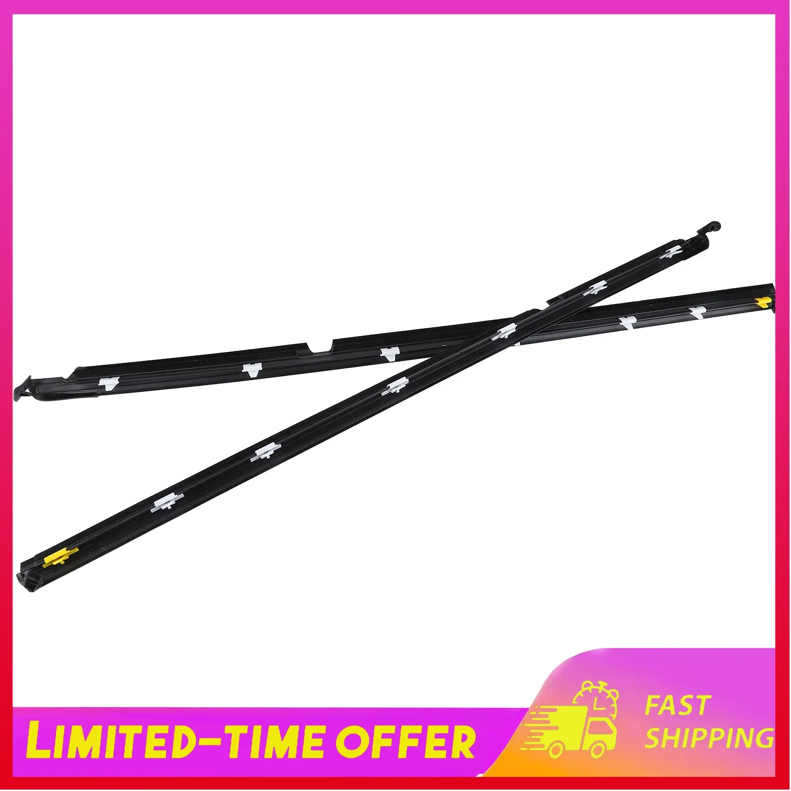 

2 шт. для Mazda Miata 1990-2005: уплотнители стекол левой и правой дверей, автозапчасти и аксессуары