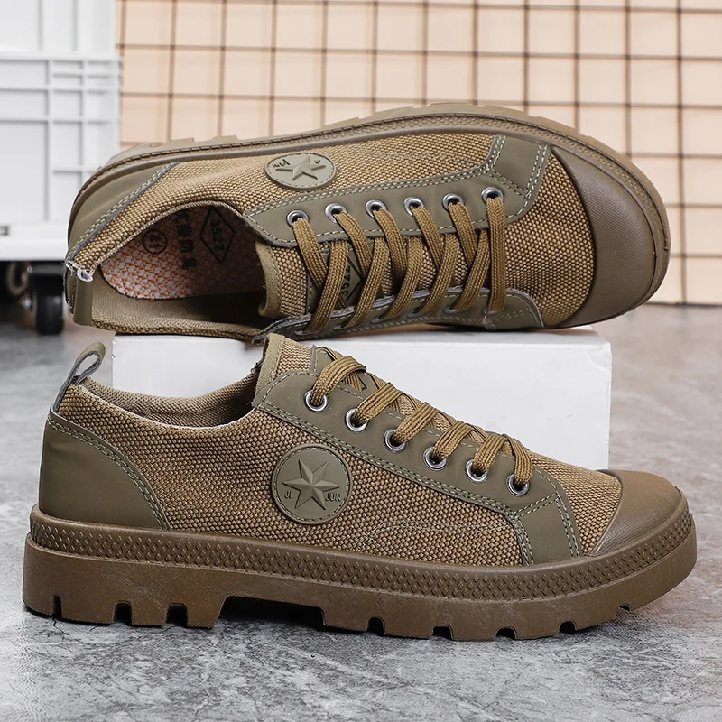 New Style Work Safety Shoes New Lightweight Sneaker Dirt-resistant Shoes Construction Sites Durable Anti-slip Breathable Shoes