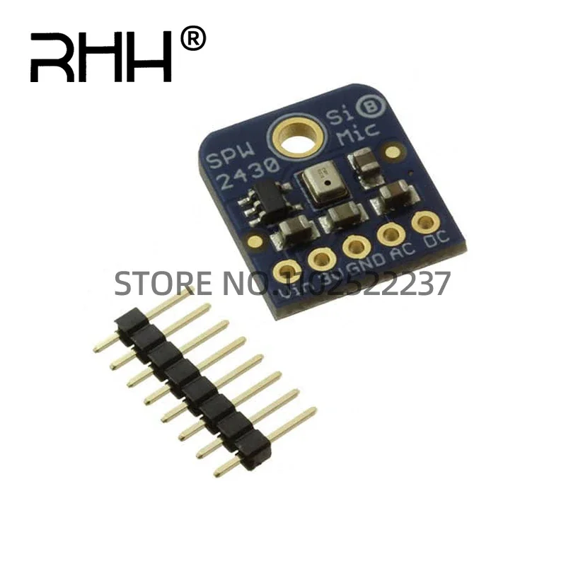 SPW2430 MEMS Microphone Sound Detection Sensor Module Mono MEMS Microphone Detect for Voice Converters Audio Recording