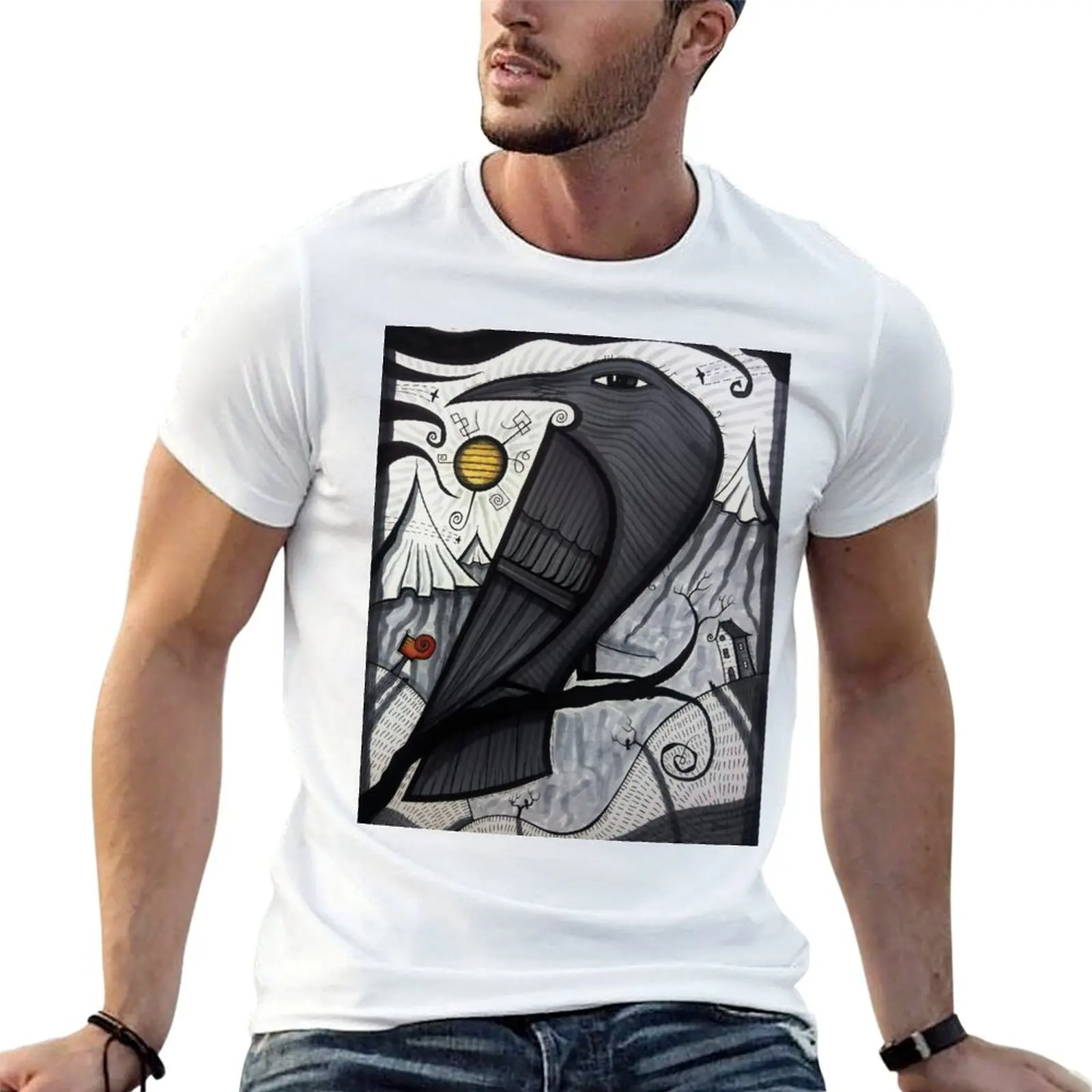 

Corvid Under the Sun dk2020sept5a T-shirt for a boy anime tops mens clothes