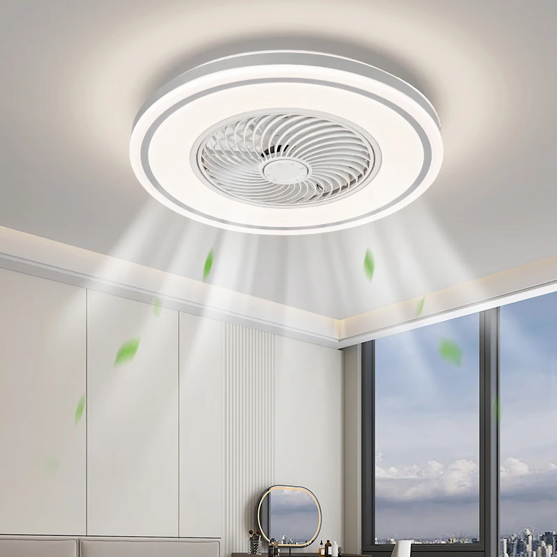 Smart 3-in-1 Ceiling Fan with Remote Control Lighting Lamp One fire, one zero Base 85-265V Lighting Base for Bedroom and Living