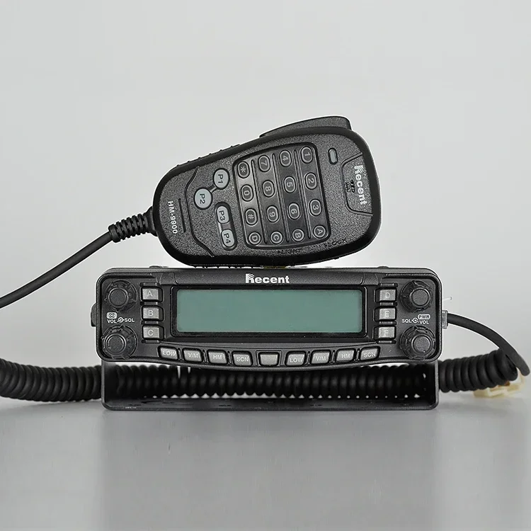 RS-9900 Quad Band Car Mobile Radio, Estação Transceptor FM, Walkie Talkie, de longa distância, rádio bidirecional, 50W