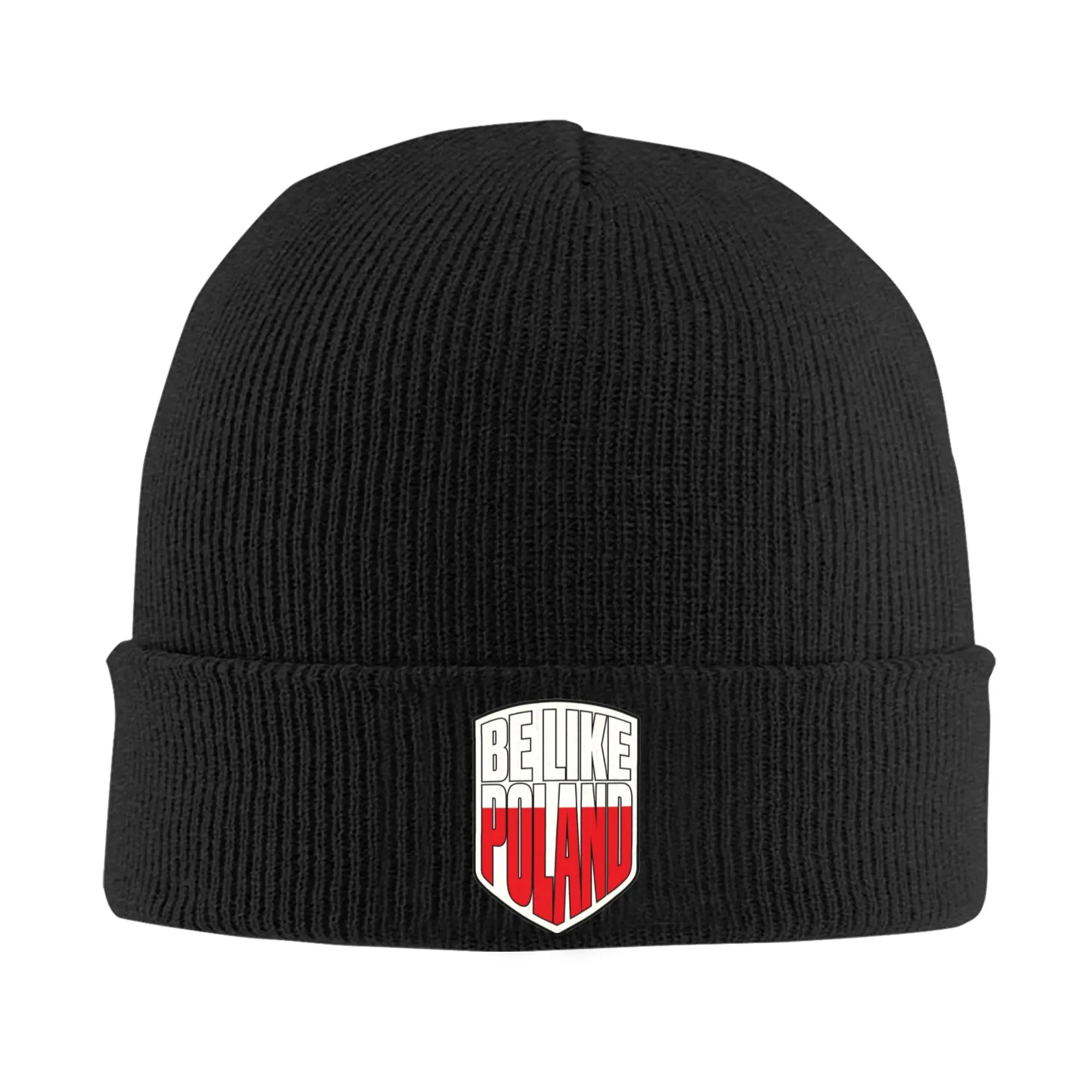 Be Like Poland Political Humor Knitted Caps Women's Men's Beanies Autumn Winter Hats Acrylic  Warm Caps ,