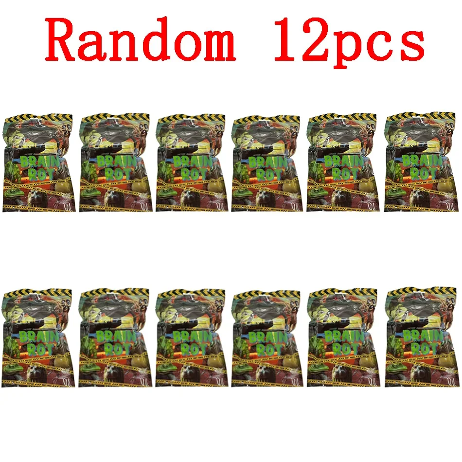 Слепая коробка Brainrot Tung Sahur Фигурка Игрушка Tralalero Tralala Фигурки Bombardino Crocodilo Shimpanzini Bananini Модель Декор