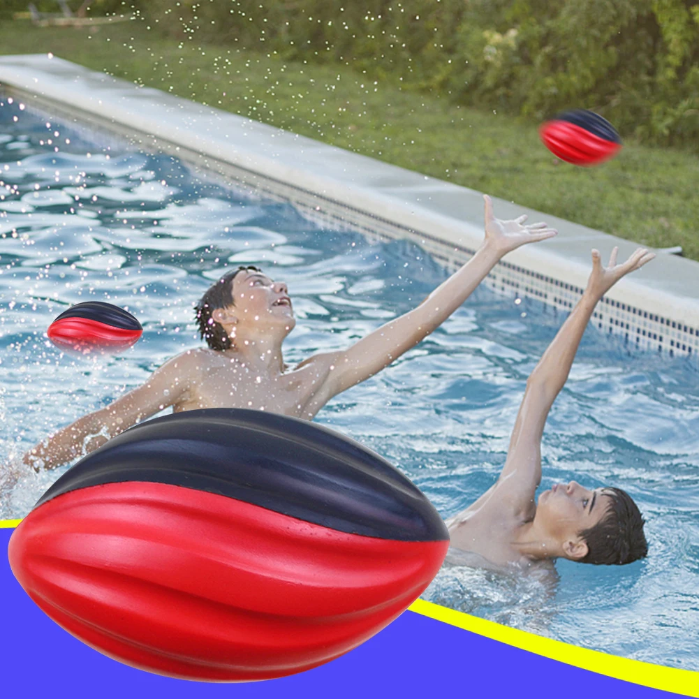 Palla da rugby giocattolo lancio e calcio pratica palla da rugby a spirale a rimbalzo lento uso interno o esterno palla da rugby da allenamento per bambini