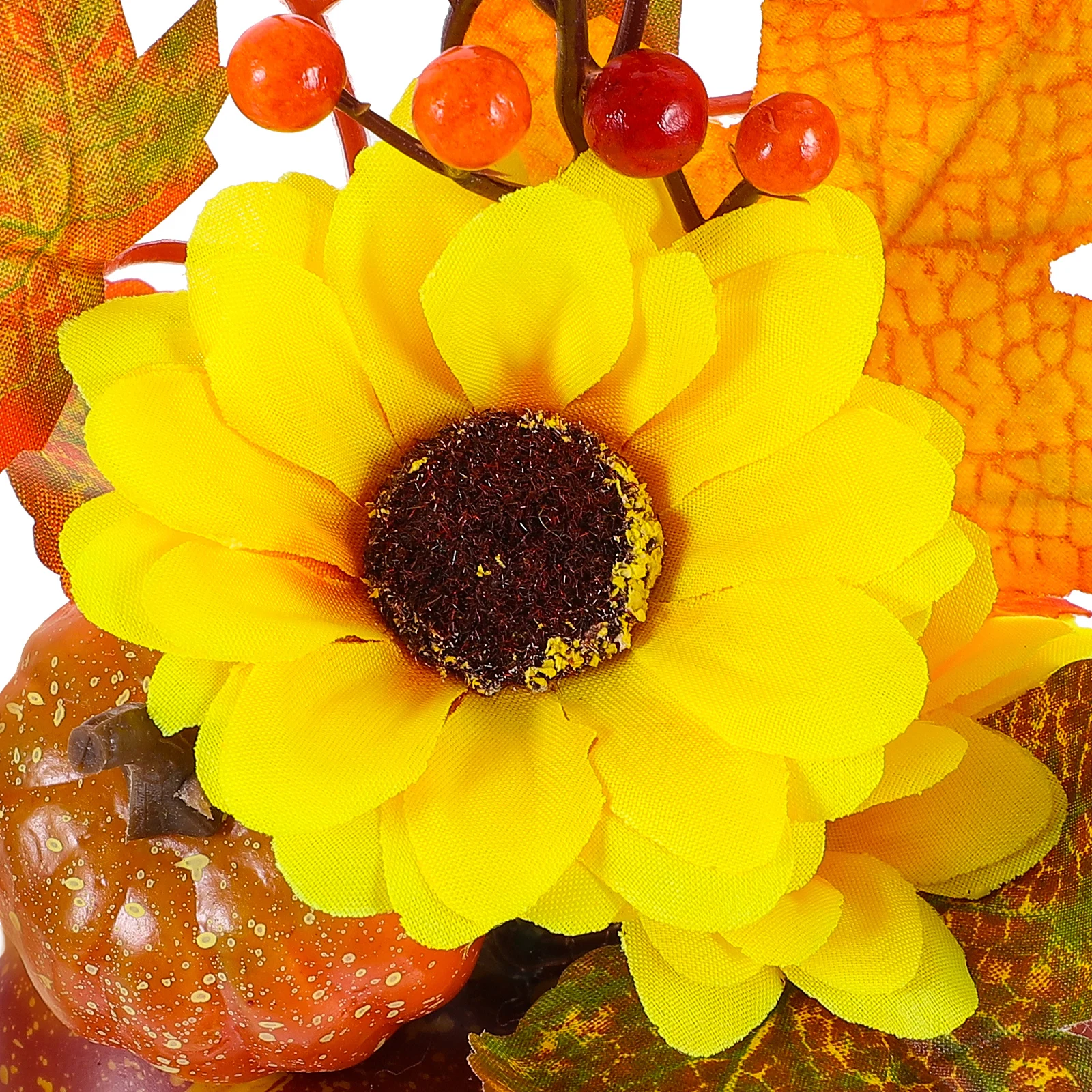

Artificial Sunflower Pumpkin Bouquet Premium Material Lifelike Home Decor Thanksgiving Scene LayoutFlower Office Bedroom Living