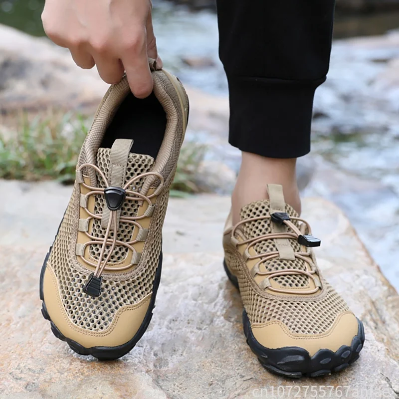 Men's Water Shoes Outdoor Beach Swimming Shoes Outdoor Mountaineering Hiking Footwear  Riding Camping Creek Tracing Sneakers