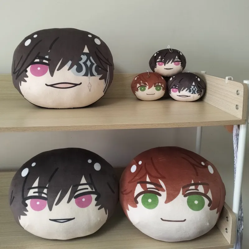 Anime Code Geass Round Soft Plush Keychain Lelouch Cute Stuffed Bag Pendant Suzaku Omanju Niginigi Mascot Cartoon Pillow Doll