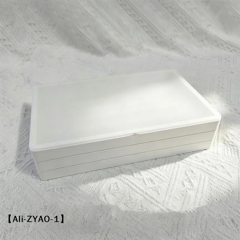 【O】Keycaps Storage Box Key Caps Organizer Dust-Proof Storage Box ABS Material Multi-Layer Stackable